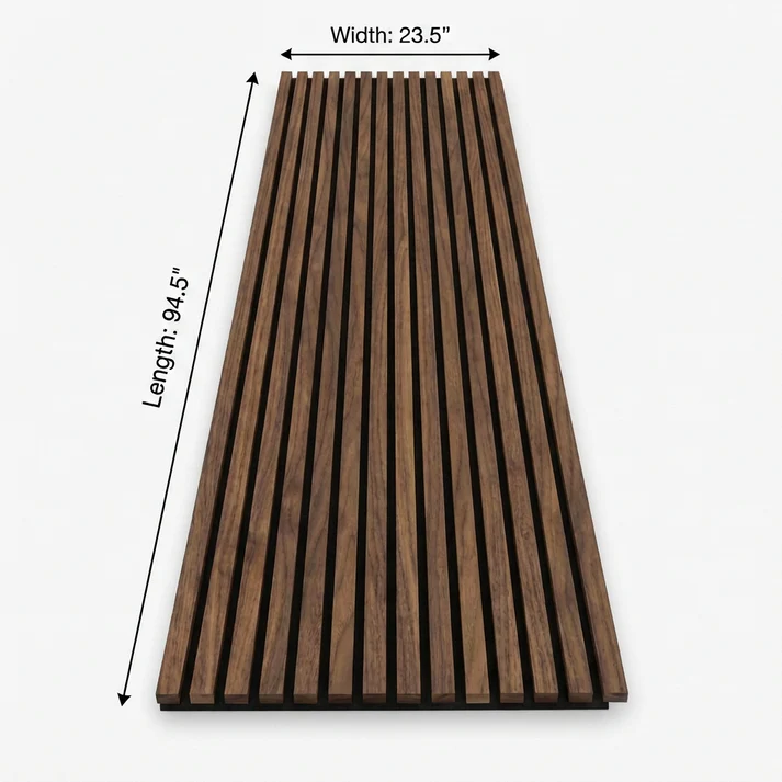Wenge Acoustic Wood Slat Wall Panel - Image 2