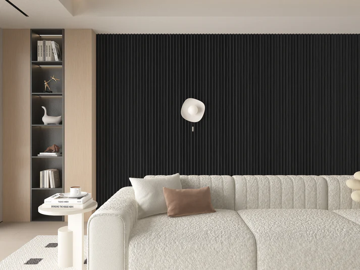 Ashen Oak WPC Fluted 3D Wall Panels - Image 2