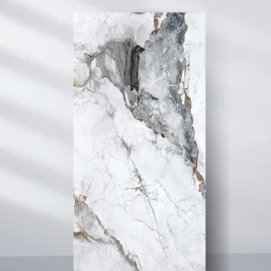 Grey Brown Veined Marble UV Protected PVC Wall Panel