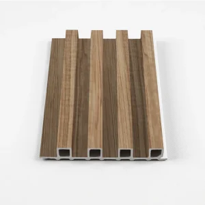 Rustic Maple WPC Fluted 3D Wall Panels