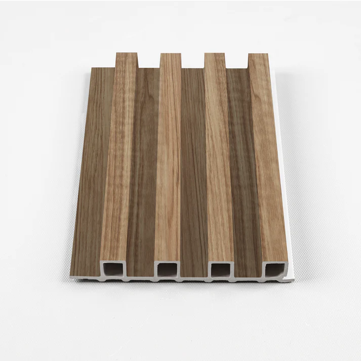 Rustic Maple WPC Fluted 3D Wall Panels