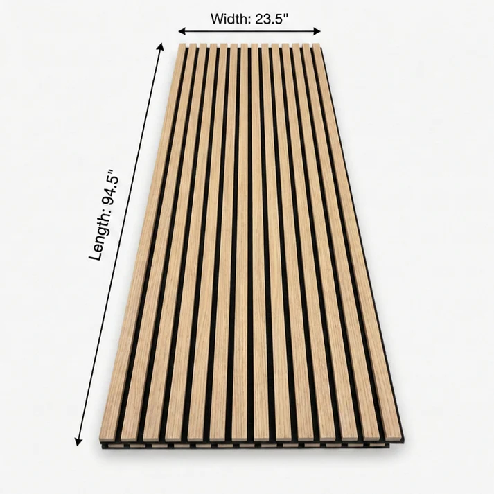 Royal Oak Acoustic Wood Slat Wall Panel - Image 2