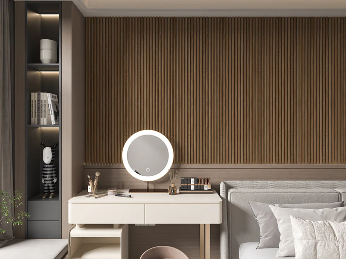 Rustic Maple WPC Fluted 3D Wall Panels - Image 2