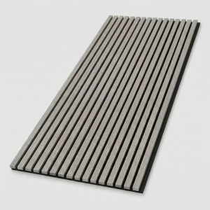 Ash Gray Acoustic Wood Slat Wall Panel