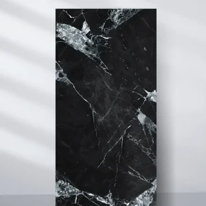 Black and White Marble UV Protected PVC Wall Panel