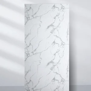 White Gray Pearl Marble UV Protected PVC Wall Panel
