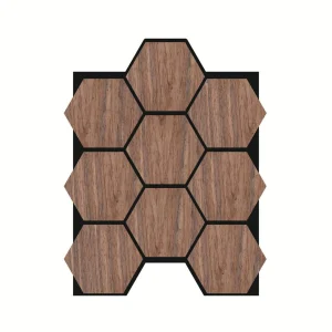 Premium Hexagon Acoustic Wall Panels