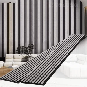 Premium Acoustic Slatted Wood Panels